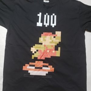 Super Mario Bros 100 Logo Tee